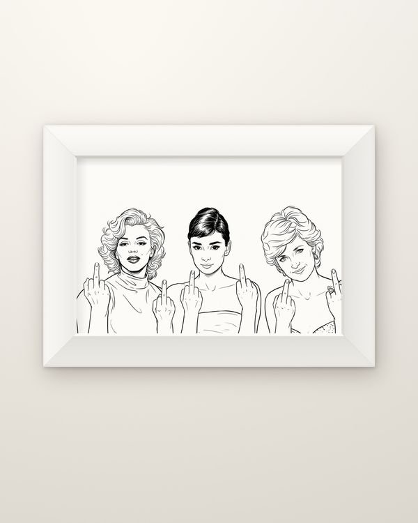 Ícones em arte de linha